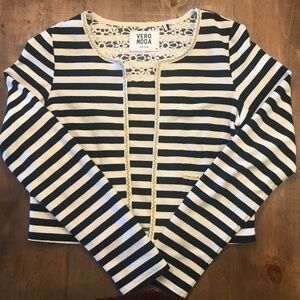 Vero Moda Striped Black and White Cardigan